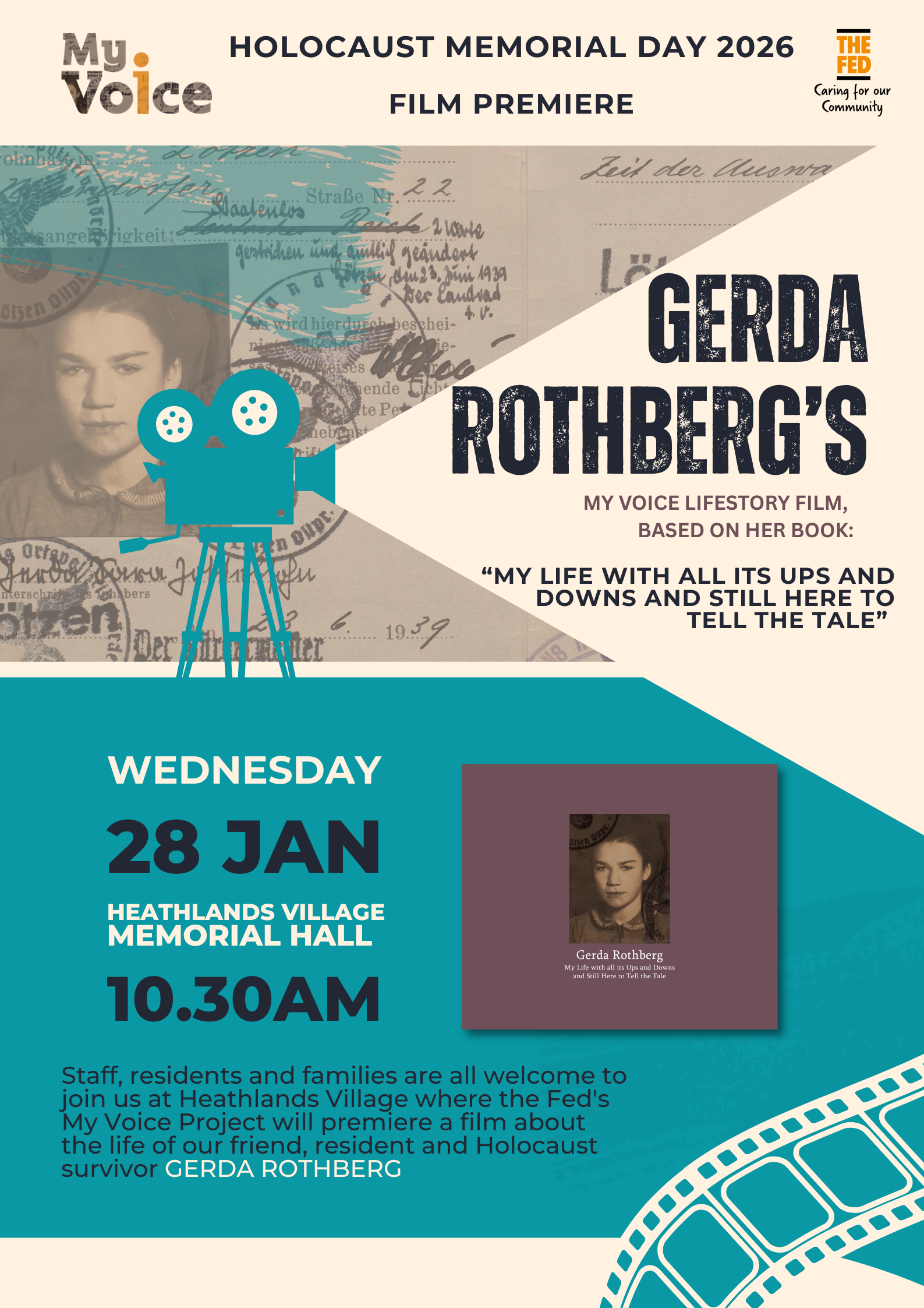 The Fed's My Voice Project HMD - Films of Survivor storytellers - HMD 2026