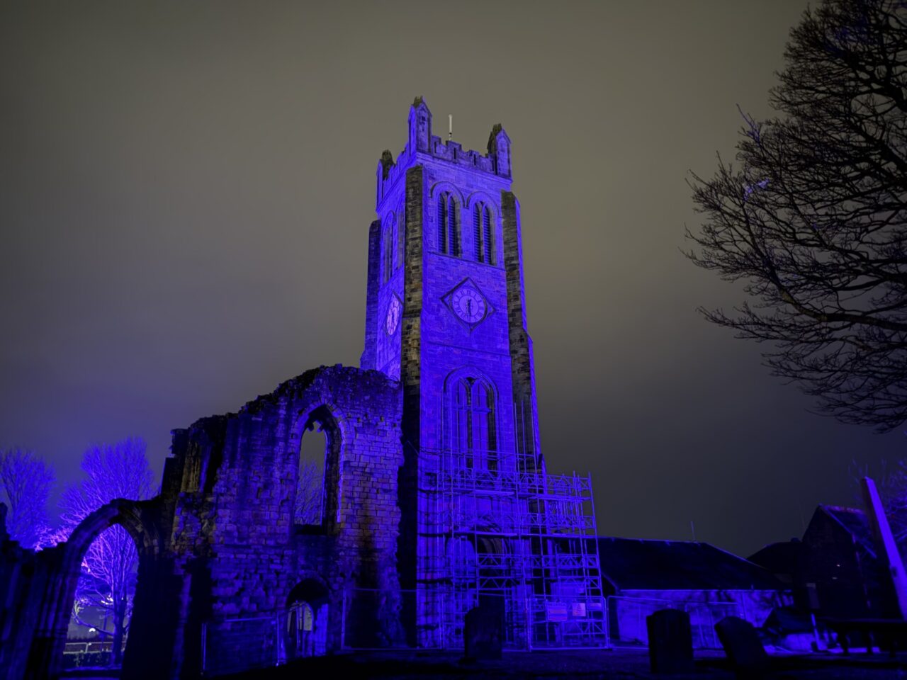 Kilwinning Abbey Tower in Scotland, copyright Craig McLellan