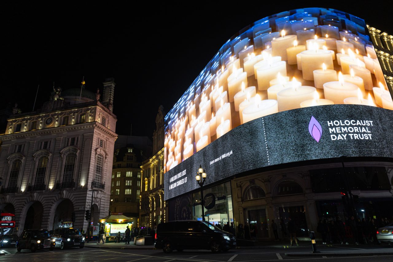 Our six million candles campaign for HMD 2024, credit: Sam Churchill / HMDT