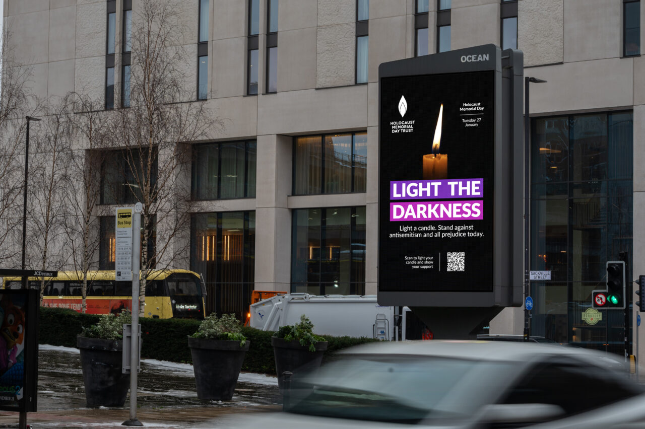 Light the Darkness billboard campaign 2026