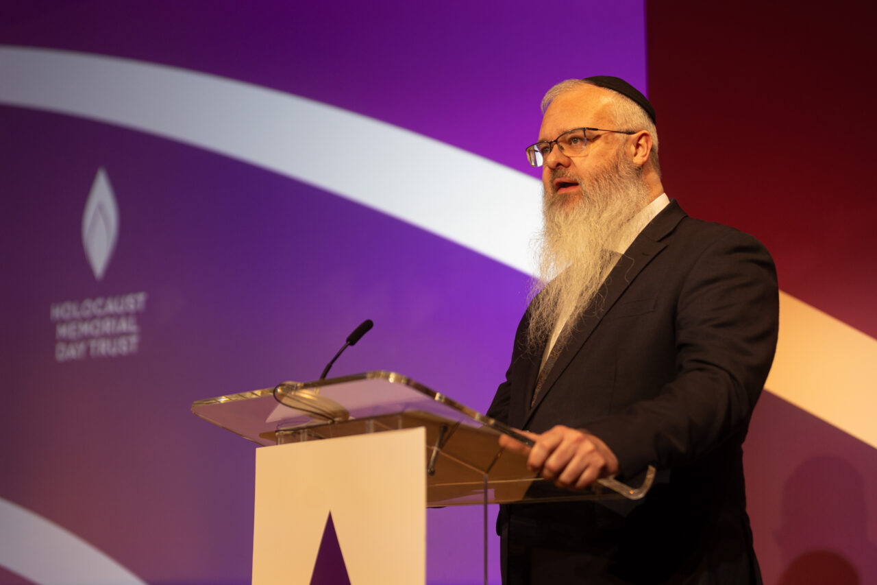 Rabbi Walker, Rabbi of Heaton Park Congregation, Manchester