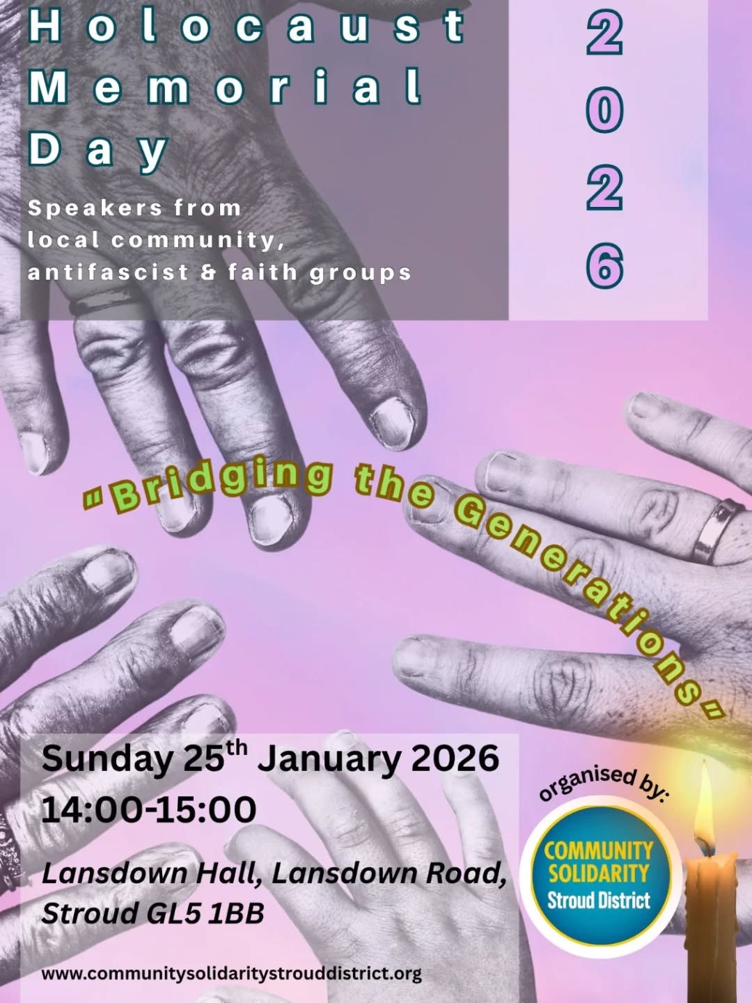 Community Solidarity Stroud District - Commemoration - HMD 2026